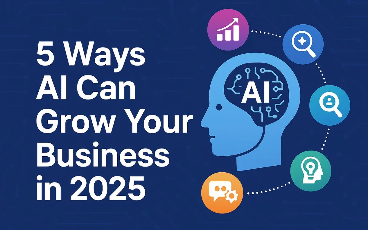 5 Ways AI Can Grow Your Business in 2025